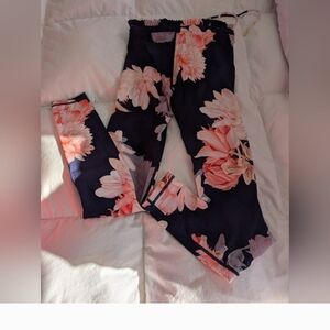 NWOT Celestine Vibrant Floral Workout Leggings